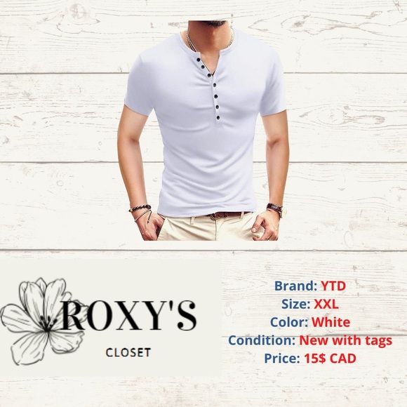 Brand new with tag on - White men dressed t-shirt - Picture 1 of 1